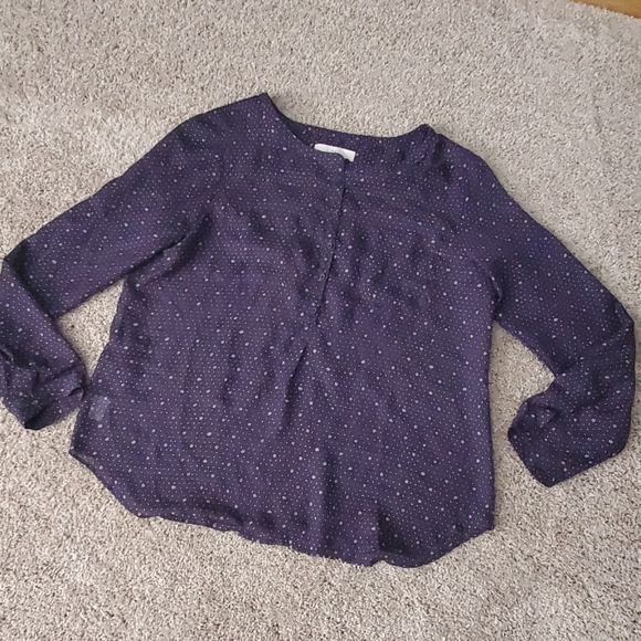 Loft navy blouse - Picture 2 of 6